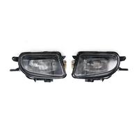 BWWIEZRS Auto Fog Lamp Compatible With Benz For E320 Wagon CLK320 Convertible 2003 C43 For For AMG 1998 1999 2000 Car Front Bumper Fog Lights Assembly A1708200156(Black-1Pair)