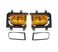 BWWIEZRS Auto Fog Lamp Compatible With For E30 318I 325I 325E Fog Lamp Assembly Without Bulb Front Bumper Anti Fog Light Accessories 63171385945 63171385946(Yellow)