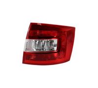 BWWIEZRS Car Tail Lights Compatible With Skoda For Spaceback 2014-2019 Tail Light Turn Signal Lamp Warning Brake Taillight Housing Cover Without Bulb F-HWD-621(Red Right)