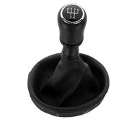 BWWIEZRS Compatible with VW for Transporter T5 T5.1 Gp 2004 2005 2006 2007 2008-2011 Car 6 Speed Or 5 Speed Gear Stick Shift Knob Boot Car Gear Knob Shifter Car Shift Knob(Black,5 Speed)