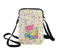 BWWKTOP Amalfi Coast Italy Crossbody Bag Amalfi Coast Sorrento Lemon Gifts Ravello Italy Shoulder Bag Vietri Sul Mare Merch (Amalfi Coast XK-B)