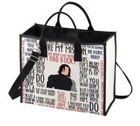 BWWKTOP Bucky Tote Bag Superheros Barnes Fans Gift Even When I Had Nothing White Wolf Shoulder Bag Bucky Merch, You're My Mssion Bg, One Size