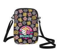 BWWKTOP Bunco Crossbody Bag Bunco Game Lover Gift Bunco Fun Dice Gamer Shoulder Bag Bingo Themed Party Merchandise, Bunco Game Xk-b