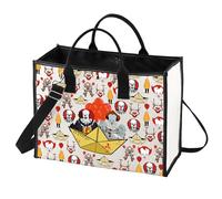 BWWKTOP Clown Evil Clown Crossbody Bag Pennywise Fans Gift Pennywise Face Shoulder Bag Pennywise Merch, Clown Bg