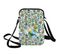 BWWKTOP Earth Day Crossbody Bag Protect The Earth Inspired Gift Make Everyday Earth Day Shoulder Bag Earth Awareness Merch, Earth Day Xk B, Crossbody Bag