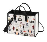 BWWKTOP Haymitch Movie Tote Bag Cinna Fans Gift May The Odds Be Ever Shoulder Handbag Movie Merch, Real Or Not Bg, One Size