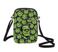 BWWKTOP Horror Monster Crossbody Bag Monster Fans Gift Green Freak Shoulder Bag Horror Movie Merch, Green Monster Xk-b