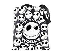 BWWKTOP Jack Skellington Crossbody Bag Jack & Sally Fans Gifts Nightmare Jack Shoulder Bag Jack Merch, Worst -Tg Bl