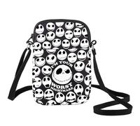 BWWKTOP Jack Skellington Crossbody Bag Jack & Sally Fans Gifts Nightmare Jack Shoulder Bag Jack Skellington Merch, Worst Xk-b