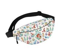 BWWKTOP Mermaid Waist Bag Princess Fans Gift Fairy Tales Fanny Pack Mermaid Movie Merchandise, Mermaid-WB, Leisure