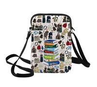 BWWKTOP Outlander Crossbody Bag Claire & Jamie Fans Gift Scotland Sassenach Messenger Bag Outlander Merch