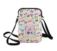 BWWKTOP Princess Vacation Crossbody Bag Theme Park Gift Princess Characters Shoulder Bag Princess Squad Merch, Five Princess Xk B, Crossbody Bag