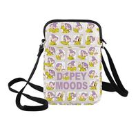 BWWKTOP Seven Spirits Crossbody Bag Snow's Protectors Gifts Dopey Moods Messenger Shoulder Bag Seven Friends Merchandise, Seven Moods-xk Bag, 21.4cm x 14.5cm (8.42inch x 5.7 inch)