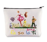 BWWKTOP Sound Musical Cosmetic Makeup Bag Von Trapp Gift Do Re Mi Fa So La Ti Theater Zipper Pouch Bag Musical Merchandise, Do Re Mi, Cosmetic Bag