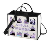 BWWKTOP Villains Tote Bag Villains Fans Gift Sea Witch Moods Shoulder Bag Villains Witch Merchandise, Ursula Moods Bg, 14.56 x 12.59 inches