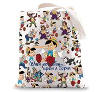 BWWKTOP Wooden Crossbody Purse Marionette Fans Gift Geppetto Shoulder Bag Fairy Tales Merch, A Star Tg