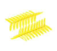 BWZJS 10 Pairs 3-Blade Single Color CW CCW Propellers Blade FPV Quadcopter Racing RC Drones Frame Kit 5040 5x4x3 Drone Propeller Blade Replacement(Yellow)