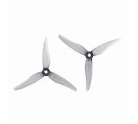 BWZJS 24pcs/12pairs 51466 Tri-blade Propeller Props 3 Blade CW CCW 2306 2207 Motor RC FPV Multirotor Drone Propeller Blade Replacement(Black)