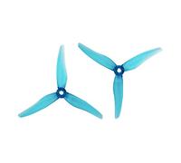 BWZJS 24pcs/12pairs 51466 Tri-blade Propeller Props 3 Blade CW CCW 2306 2207 Motor RC FPV Multirotor Drone Propeller Blade Replacement(Blue)