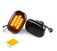 BWZJS 2PC Led Dynamic Side Marker Turn Signal Light, for TOYOTA, for Corolla, for E10 11 12 Celica T20 T23 Carina T19 MR 2 W20 30 Starlet EP90 91 Car Front Indicator Light Unit(2pcs Dynamic Light)