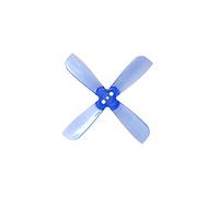 BWZJS 2X3.5X4 4-Blade 2Inch PC Propeller 3-Holes RC FPV Racing Freestyle 2inch Toothpick Cinewhoop Drones Drone Propeller Blade Replacement(4Pairs Blue)