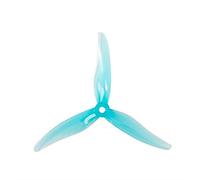 BWZJS 4pcs/2pairs 51477 5inch 3 Blade/Tri-blade Propeller Props FPV CW CCW Brushless Motor Drone Propeller Blade Replacement(Blue)