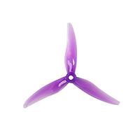 BWZJS 4pcs/2pairs 51477 5inch 3 Blade/Tri-blade Propeller Props FPV CW CCW Brushless Motor Drone Propeller Blade Replacement(Purple)