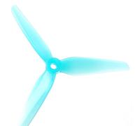 BWZJS 8pairs/16pcs Prop Propeller RC FPV Racing Drone 5.1inch 3 Blade 2CW 2CCW Poly Carbonate Drone Propeller Blade Replacement(8 pairs Blue)