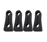 BWZJS Door Lock Buffer Damper, for Toyota, for Land Cruiser, Prado J120 J150, Soundproof Insulation Quiet Deaf Creaking Noise Seal Stopper Car Body Movement Stabiliser