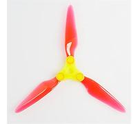 BWZJS Fold 5.1inch .1x4.75 Foldable 3-Blade FPV Propeller Nazgul5 XL5 SL5 LAL5 RC Drone Racing Freestyle Drone Propeller Blade Replacement(2Pairs Green Red)