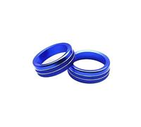 BWZJS for Ford, for Mustang, 2015-2020 Audio Trim 2Pcs Air Condition Radio Knob Rings AC Control Switch Button Decorative Ring Cover Ford Focus Ac Control Knob(Blue)