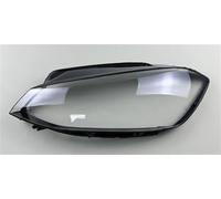 BWZJS, for Volkswagen, for VW, for Golf, 7.5 MK7.5 GTI GTR 2018 2019 2020 Car Front Glass Lens Caps Headlight Cover Auto Light Lampshade Shell Front Headlight Lens Cover(BLACK 1PCS left side)
