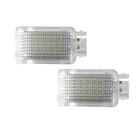 BWZJS License Plate Light, for Skoda, for Octavia, Mk2 Mk3 For Fabia, for Superb Trunk Interior Light Courtesy Door Footwell Lamp Led Number Plate Light(BLACK Red 2PCS)
