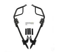 BWZJS Motorcycle Rear Sawddlebag Guard Rails Highway Engine Guard Crash Bar Bumper Stunt Cage,for Victory, Cross Country Tour Crossroad Motorcycle Crash Bar(Black)