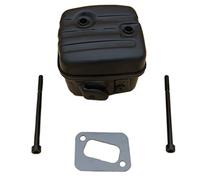 BWZJS Muffler Exhaust Bolts Silent Block, for Husqvarna, 353 351 350 346 346XP 345 340 REP 503862803 Chainsaw Silencer Chainsaw Muffler Kit