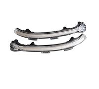 BWZJS Scroll Dynamic Turn Signal Light Side Mirror Flashing Repeater Blinker, for VW, for Golf MK7 GTI 7 R for R-Line GTD 2013 2018 Car Front Indicator Light Unit(Crystal-Yellow)