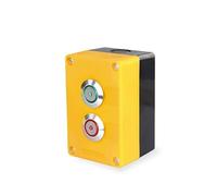 BX2-25 Two Hole 25mm Metal Push Button Switch With Box Control Circuit Momentary/Self-locking EFDSVUHE(Self Locking,220V)