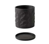 Bx9rE7tK3g Plant Pots Nordic Minimalist Ceramic Planters: Unique And Creative Vases Designed For The Living Room Outdoor Flower Pots(Black,Medium)
