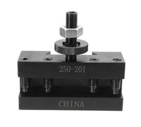 BXA #1 Quick Change Turning and Facing Tool Post Holder for Lathe, 250-201 Model, Steel Construction, 10-15" Swing, 1/4-5/8" Tool Bit Capacity