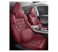BXBDEKQGL For CS55 PLUS 2022-2023 Front Rear Seat Full Set Durable Waterproof Leather Custom Covers Seat Covers For Cars(Red B)