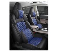 BXBDEKQGL For CS55 PLUS 2022-2023 Front Rear Seat Full Set Durable Waterproof Leather Custom Covers Seat Covers For Cars(Black blue B)