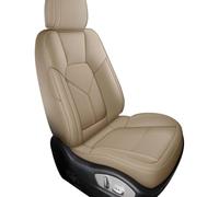 BXBDEKQGL For Dodge For Avenger For Challenger For Ram 1500 For Nitro For Charger Car Custom Made Set Cowhide Leather Seat Cover Cushion Seat Covers For Cars(Red-brown-panel,Standard)
