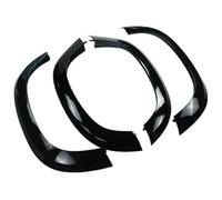 BXBDEKQGL For Land For Rover For Defender 90 110 2020-2023 Wheel Eyebrow Protector Sticker Arch Kit Matte Black Arches Fender Car Wheel Eyebrow Arch(90 Bright Black)
