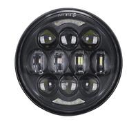 BXBDEKQGL For T&riumph Motorcycle Headlight 80W 5-3/4" 5.75 Inch HeadLamp Motorcycle Spotlight(Black)