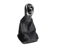 BXBDEKQGL Gear Shift knob for Skoda for Fabia MK1 1999-2008 5 Speed Gear Stick Shift Knob PU Leather Boot(Black)