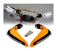 BXBDEKQGL Motorcycle Handguard for S&uzuki GSR 750 K6 Dl 650 for Katana 600 Dl650 Motorcycle Hand Guards Handlebar Protector Handguard with Light Handlebar Protector(Orange)