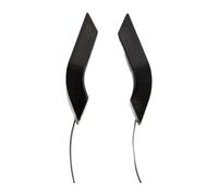 BXBDEKQGL Turn Signal Lights Universal Motorcycle Rearview Mirrors With Flashing Mirror Indicator Motorbike Indicators Turning Indicators Signal Motorbike(Black)