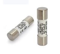 BXCONJUBC 20 Pieces/Pack 1000V 10 * 38MM 2A 6A 8A 10A 12A 15A 20A 25A 30A 32A DC PV Solar Fuse 38mm for System Protection(25v)