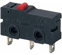 BXCONJUBC Micro Switches 5Pcs Mini Limit Switch NO NC 3 Pins PCB Terminals SPDT 5A 125V 250V 29mm Roller Arc Lever Snap Action Push Microswitches(Without Lever No-nc)