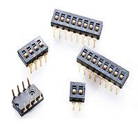 BXCONJUBC Switch 10pcs/lot Slide Type Module 2P 3P 4P 5P 6P 8P 2.54mm Position Way DIP Pitch(4P)